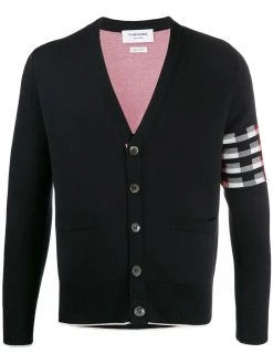Thom Browne 4-Bar Lion Icon jacquard cardigan