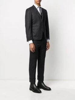 Thom Browne narrow chalk-stripe flannel suit