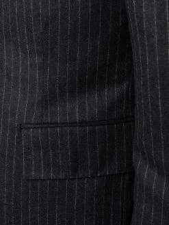 Thom Browne narrow chalk-stripe flannel suit
