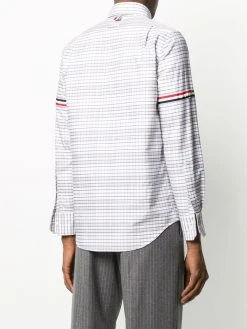 Thom Browne armband stripe checked shirt