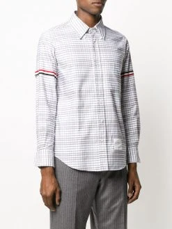 Thom Browne armband stripe checked shirt