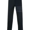 Thom Browne slim-fit tonal 4-Bar trousers
