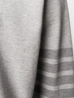 Thom Browne tonal 4-Bar rugby T-shirt