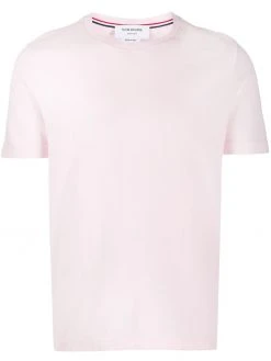 Thom Browne Classic Pique Rib Cuff RWB Tee