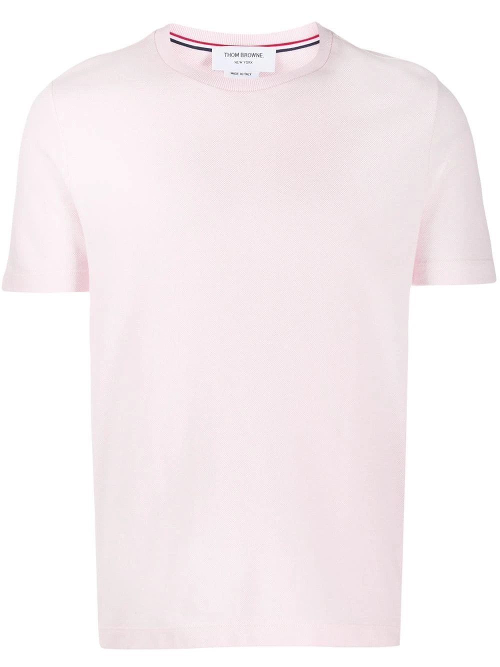 Cheap βοΈ Thom Browne Classic Pique Rib Cuff RWB Tee t-shirts of men π 1 Thom Browne Classic Pique Rib Cuff RWB Tee