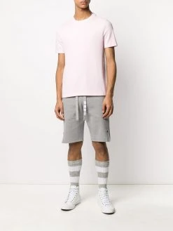 Thom Browne Classic Pique Rib Cuff RWB Tee