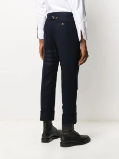 Cheap π Thom Browne Tonal 4 Bar flannel trousers tailored pants of men β 10 Thom Browne tonal 4-Bar flannel trousers
