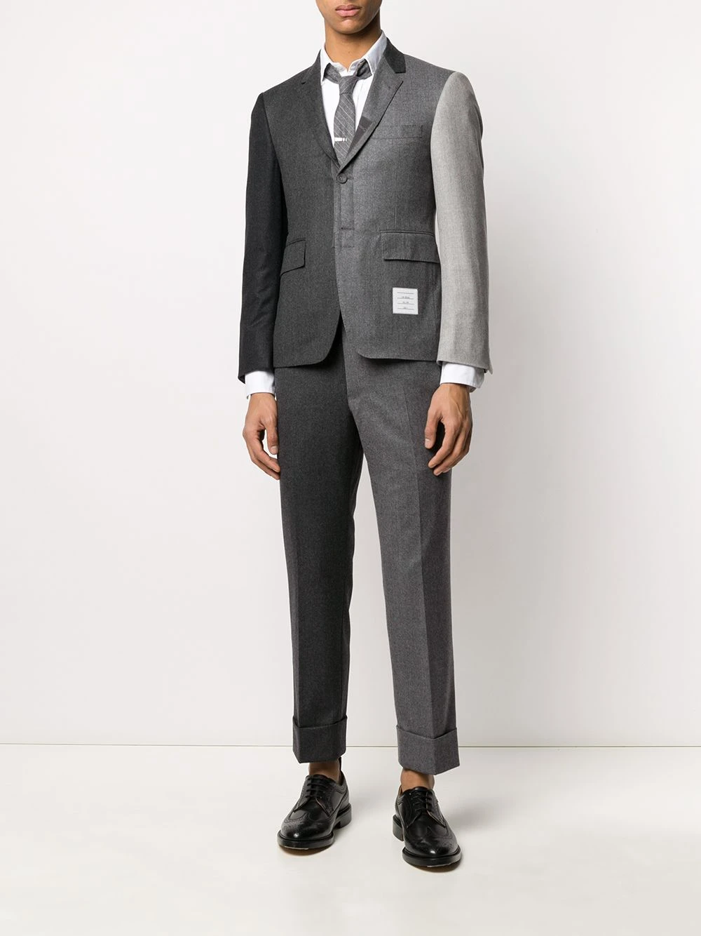 Brand new π Thom Browne Fun Mix flannel trousers tailored pants of men π₯° 2 Thom Browne Fun-Mix flannel trousers