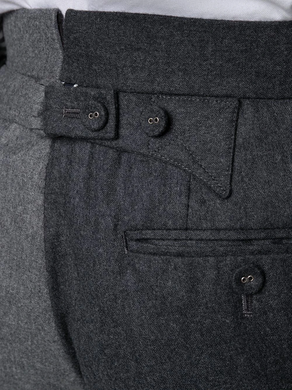 Brand new π Thom Browne Fun Mix flannel trousers tailored pants of men π₯° 5 Thom Browne Fun-Mix flannel trousers