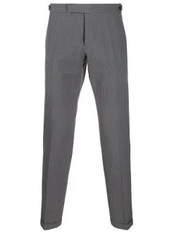 Thom Browne seersucker low-rise trousers