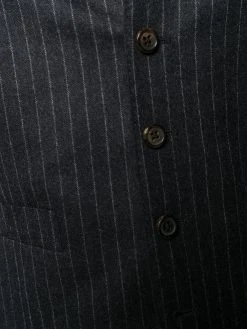 Best reviews of β Thom Browne Narrow chalk stripe flannel waistcoat waistcoats & gilets of men π₯° 9 Thom Browne narrow chalk-stripe flannel waistcoat