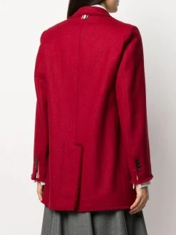 Thom Browne frayed narrow shoulder sack jacket