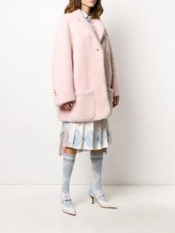 Coupon π Thom Browne 4 Bar shearling sack jacket faux fur & shearling coats of women π€© 7 Thom Browne 4-Bar shearling sack jacket