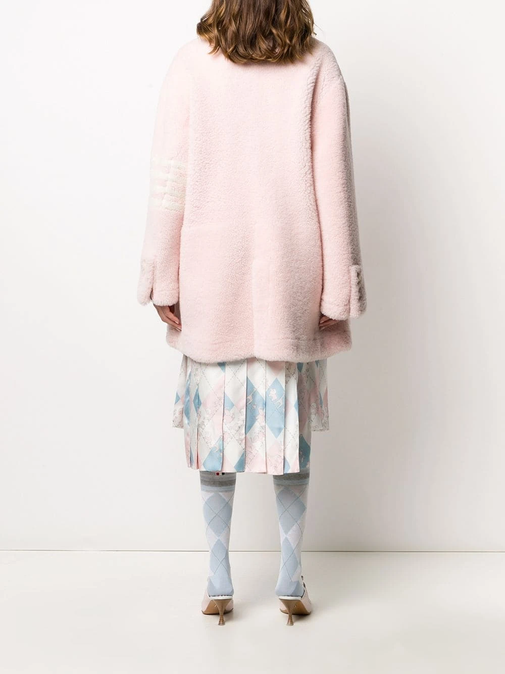 Coupon π Thom Browne 4 Bar shearling sack jacket faux fur & shearling coats of women π€© 4 Thom Browne 4-Bar shearling sack jacket