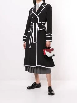 Thom Browne double-breasted silk coat