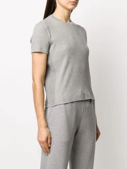 Brand new β Thom Browne 4 Bar side insert ribbed T shirt knitted tops of women π₯° 7 Thom Browne 4-Bar side insert ribbed T-shirt