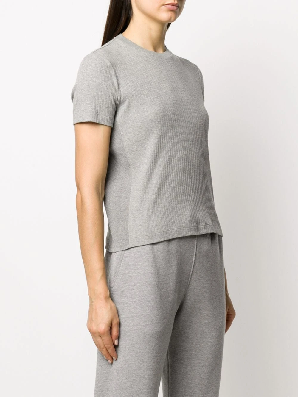 Brand new β Thom Browne 4 Bar side insert ribbed T shirt knitted tops of women π₯° 3 Thom Browne 4-Bar side insert ribbed T-shirt