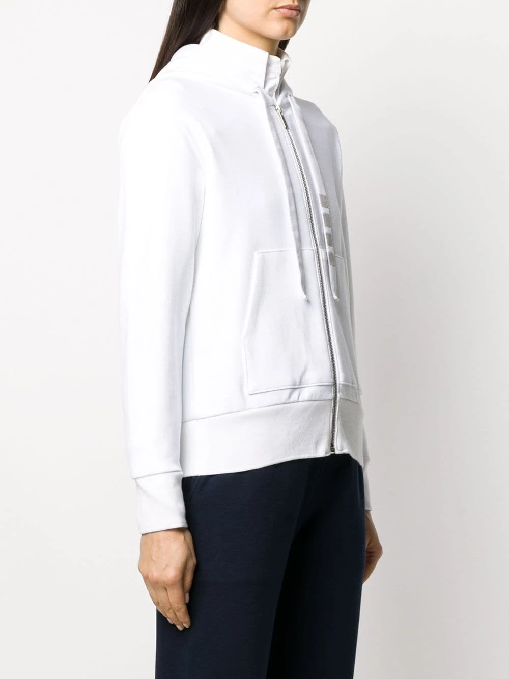 Top 10 ⭐ Thom Browne 4 Bar compact double knit hoodie hoodies of women 🎁 3 Thom Browne 4-Bar compact double-knit hoodie