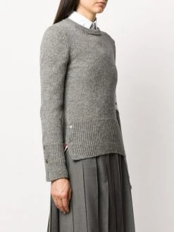 Discount β€οΈ Thom Browne 4 Bar Shetland wool jumper knitted sweaters of women π 7 Thom Browne 4-Bar Shetland wool jumper