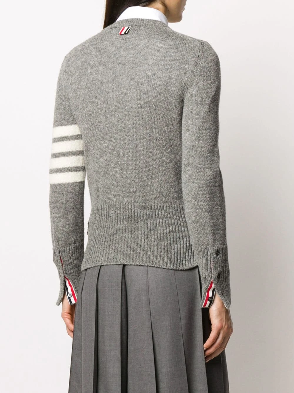 Discount β€οΈ Thom Browne 4 Bar Shetland wool jumper knitted sweaters of women π 4 Thom Browne 4-Bar Shetland wool jumper