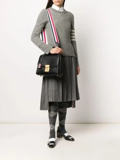 Thom Browne 4-Bar Shetland wool jumper