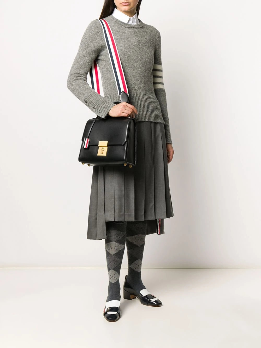 Discount β€οΈ Thom Browne 4 Bar Shetland wool jumper knitted sweaters of women π 2 Thom Browne 4-Bar Shetland wool jumper