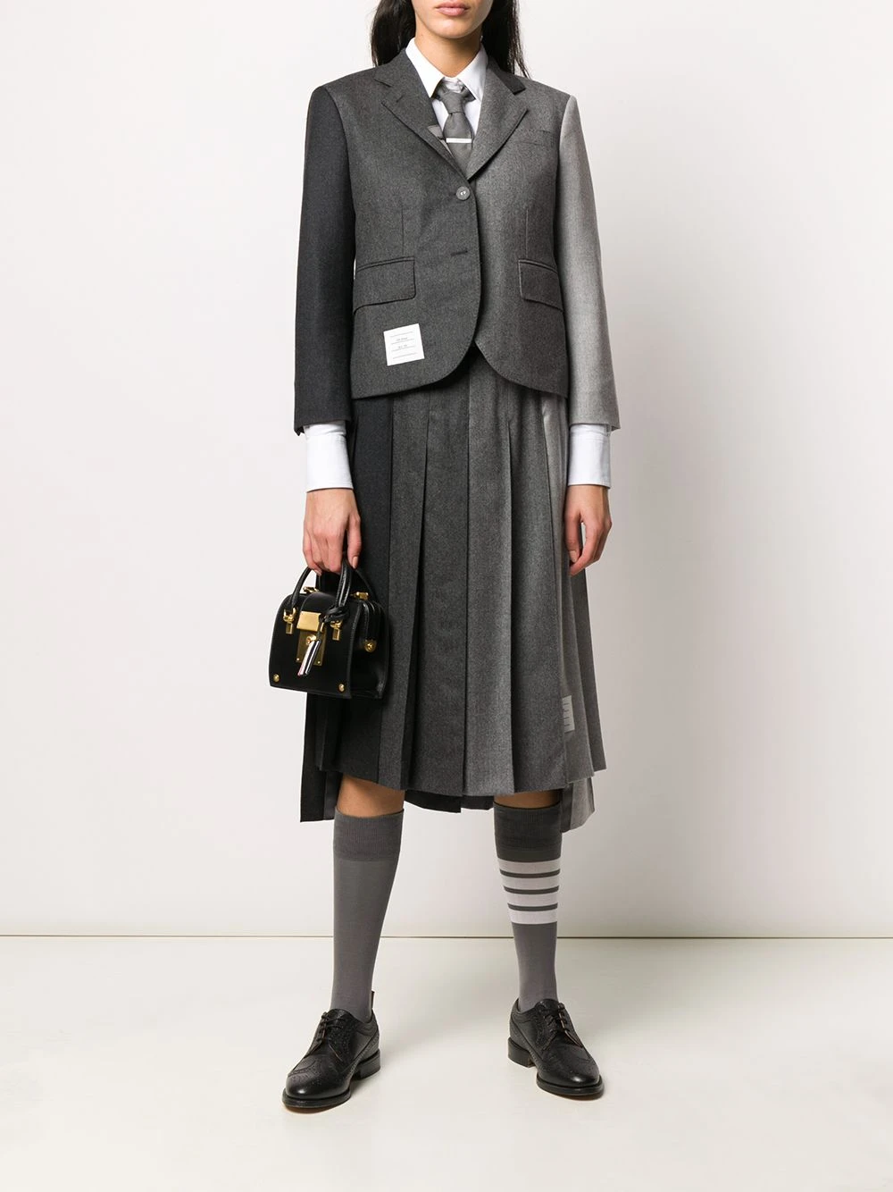Best Pirce π Thom Browne Fun Mix super 120s pleated skirt pleated skirts of women π 2 Thom Browne Fun-Mix super 120s pleated skirt