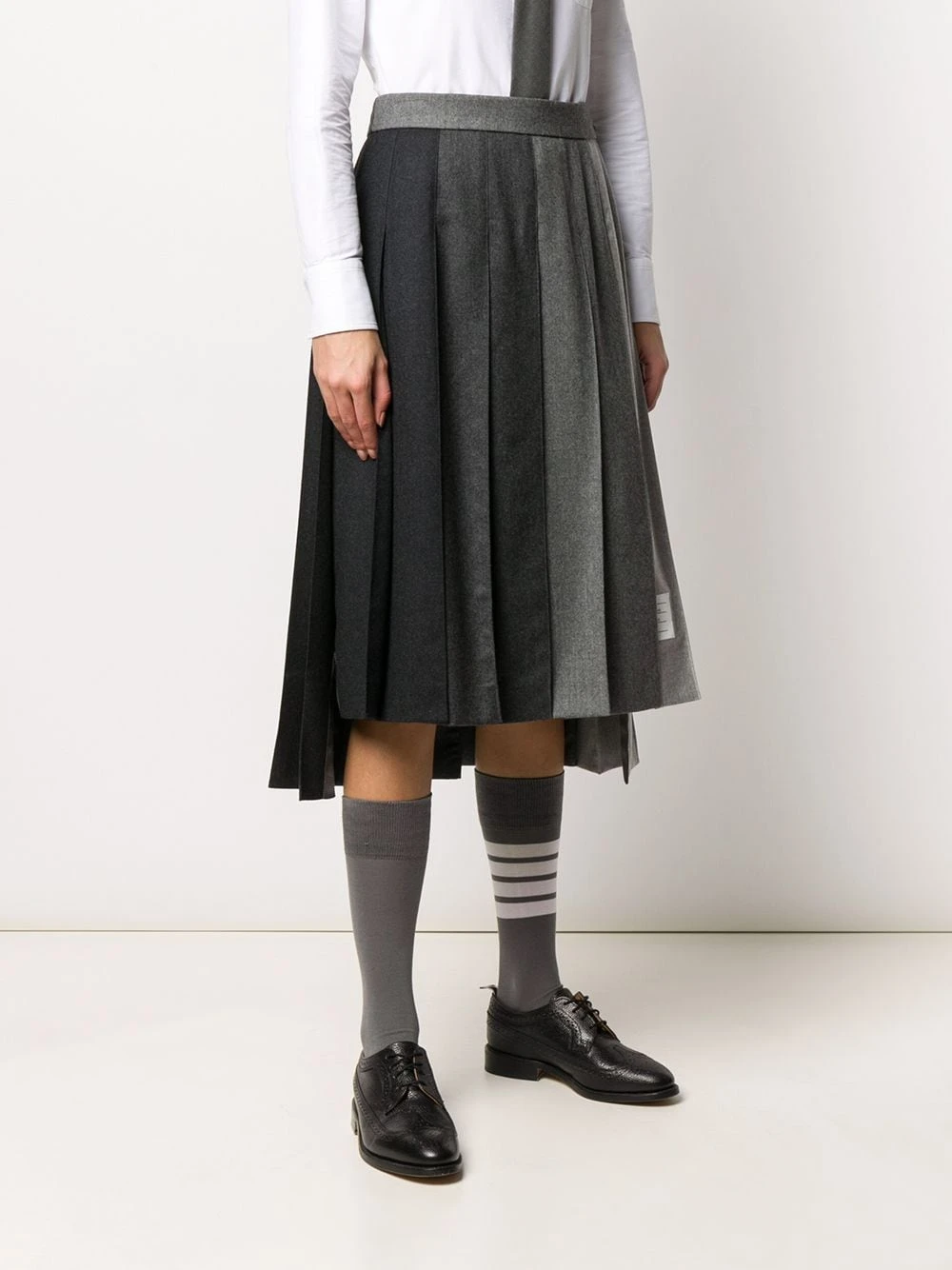 Best Pirce π Thom Browne Fun Mix super 120s pleated skirt pleated skirts of women π 3 Thom Browne Fun-Mix super 120s pleated skirt