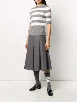 Thom Browne super 120s wool flannel skirt