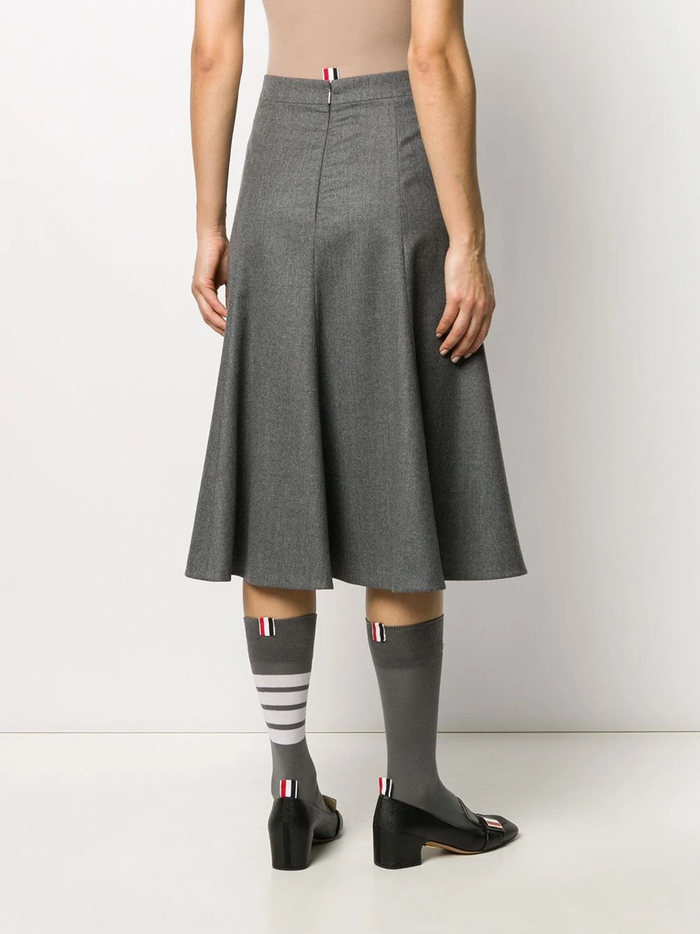 Buy ✨ Thom Browne Super 120s wool flannel skirt high-waisted skirts of women ❤️ 4 Thom Browne super 120s wool flannel skirt
