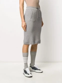 Coupon β Thom Browne Tonal 4 Bar loopback cotton skirt high-waisted skirts of women π 7 Thom Browne tonal 4-Bar loopback cotton skirt
