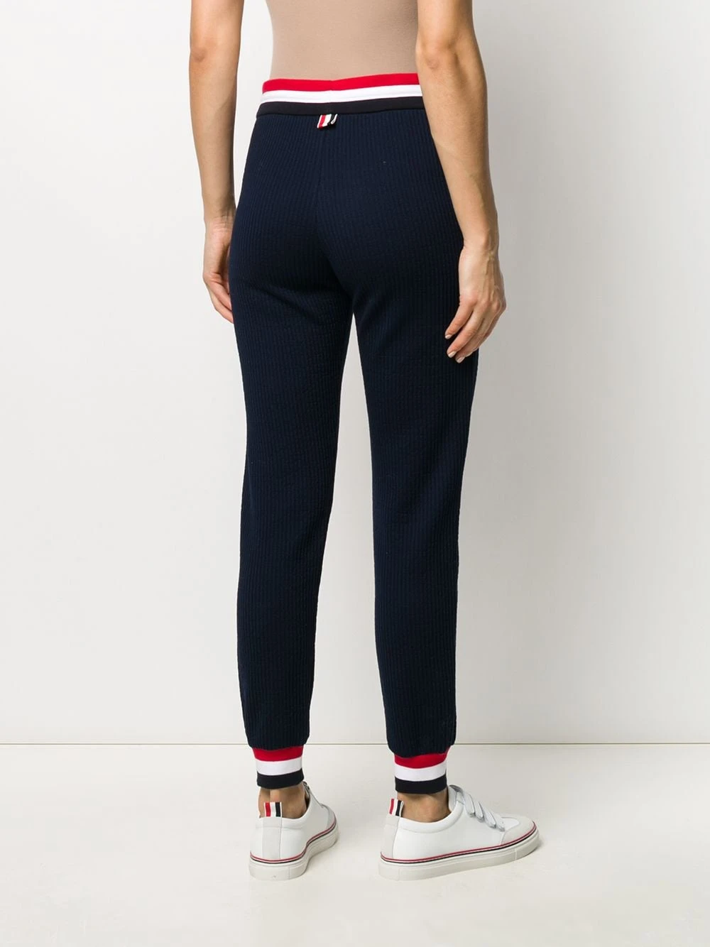 New π€© Thom Browne Striped waistband seersucker track pants sweatpants of women β 4 Thom Browne striped waistband seersucker track pants