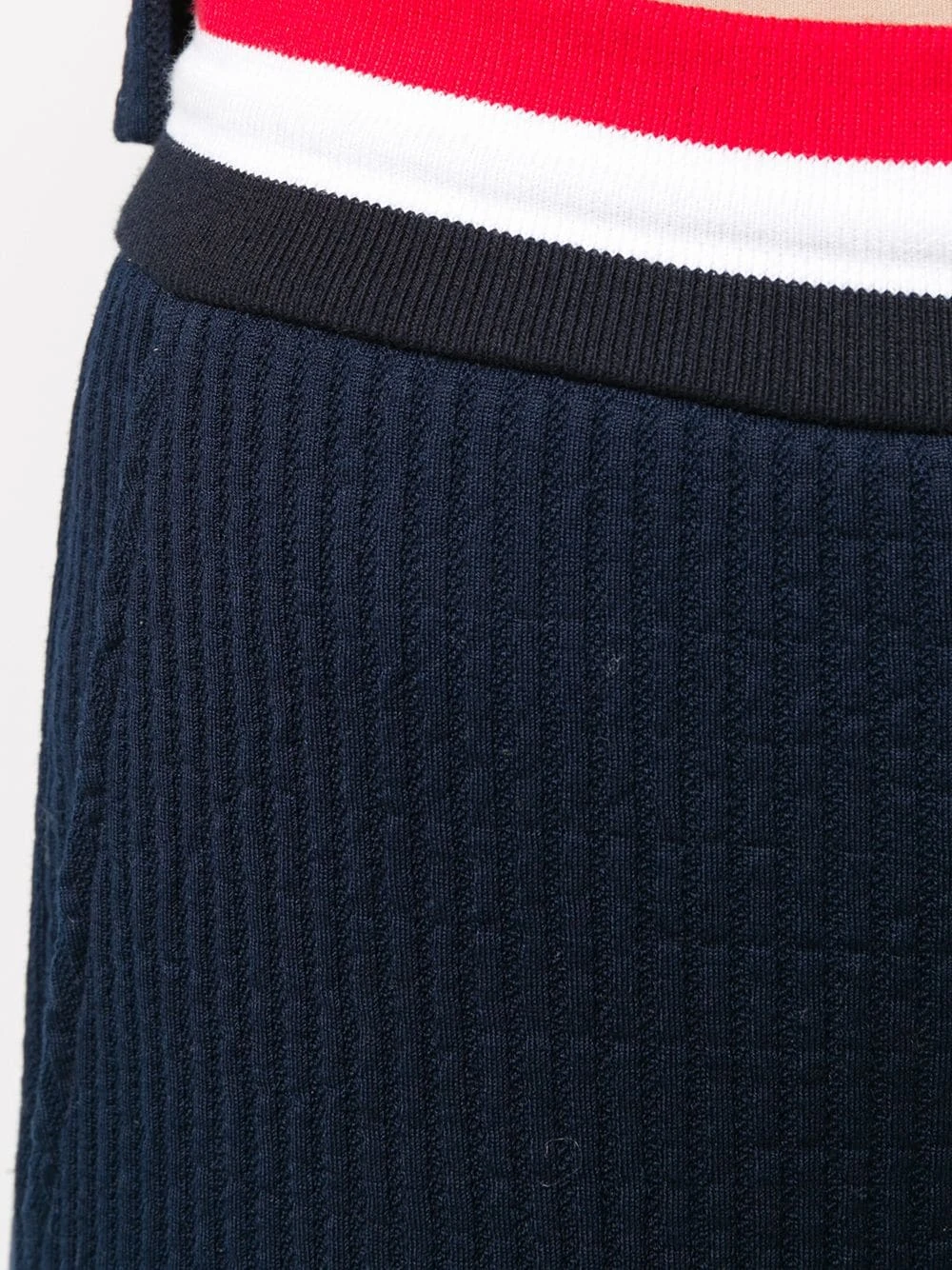 New π€© Thom Browne Striped waistband seersucker track pants sweatpants of women β 6 Thom Browne striped waistband seersucker track pants