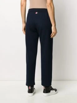 Thom Browne 4-Bar drawstring cotton track pants