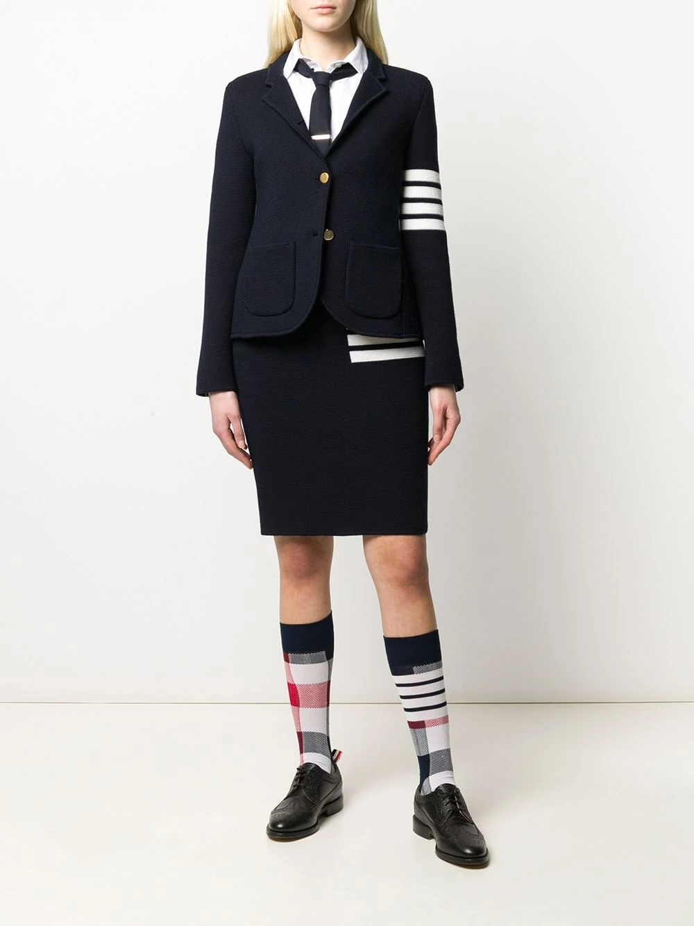 Buy π Thom Browne 4 Bar links stitch pencil skirt pencil skirts of women π₯ 2 Thom Browne 4-Bar links stitch pencil skirt