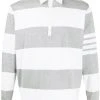 Thom Browne 4-Bar rugby stripe polo shirt