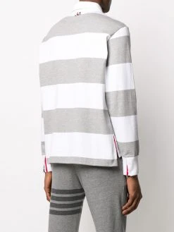 Coupon 🤩 Thom Browne 4 Bar rugby stripe polo shirt polo shirts of men ⌛ 8 Thom Browne 4-Bar rugby stripe polo shirt