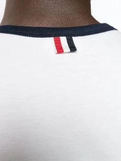 Thom Browne contrasting-trim T-shirt