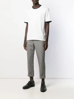 Thom Browne contrasting-trim T-shirt