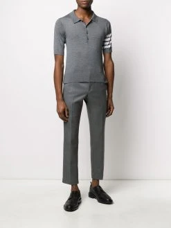 Thom Browne 4-Bar short-sleeved polo shirt