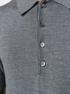 Thom Browne 4-Bar short-sleeved polo shirt