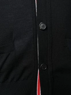 Hot Sale 𧨠Thom Browne 4 Bar sleeveless V neck cardigan cardigans of men β 9 Thom Browne 4-Bar sleeveless V-neck cardigan