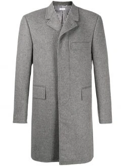 Thom Browne heavyweight cashmere Chesterfield overcoat