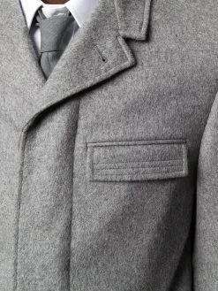 Thom Browne heavyweight cashmere Chesterfield overcoat