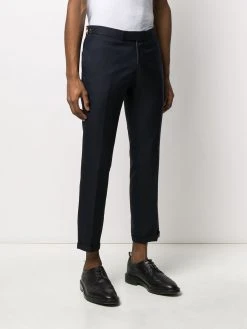 Thom Browne super 120s twill side tab trousers
