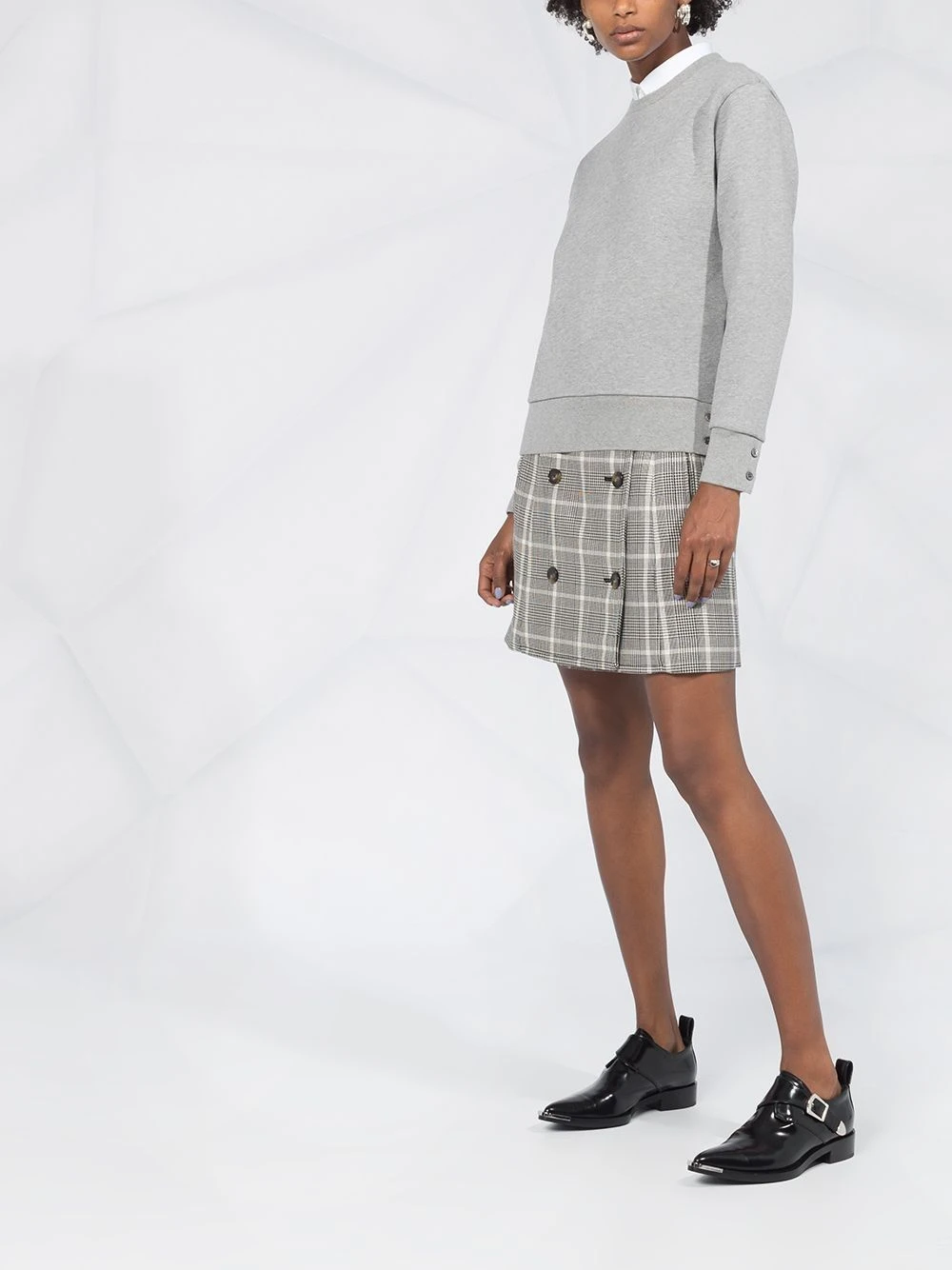 Coupon ⌛ Thom Browne RWB stripe sweatshirt knits of women ✨ 4 Thom Browne RWB-stripe sweatshirt