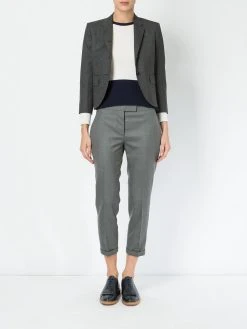 Thom Browne mid-rise tailored trousers
