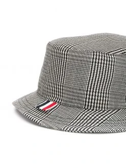 Thom Browne Prince of Wales check bucket hat