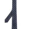 Thom Browne tonal ground chalk stripe tie