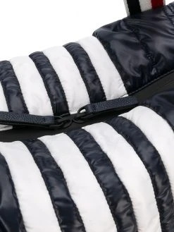 Thom Browne 4-Bar quilted ripstop gym bag